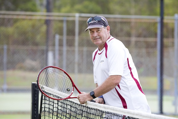 IRT Parklands resident and tennis player Reg Baxter.