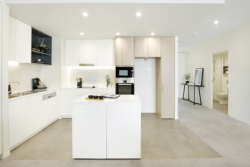 modern kitchen and interior