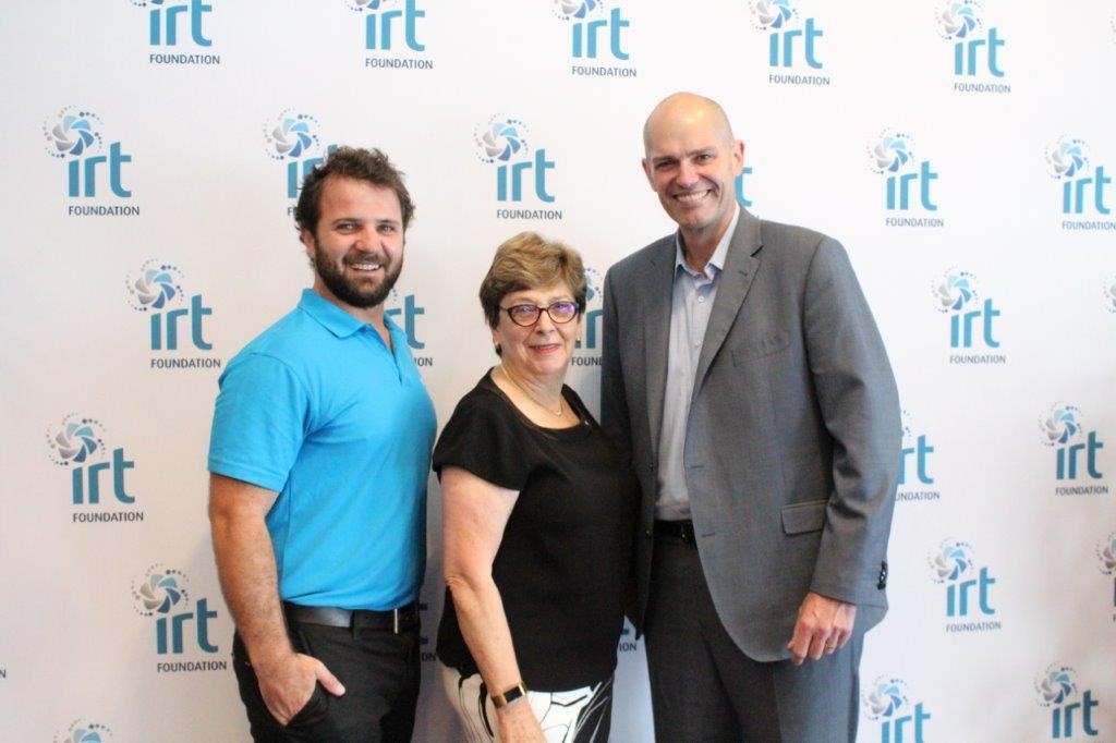 Mr Toby Dawson, The Hon Dr Kay Patterson and Mr Patrick Reid at Careers Expo