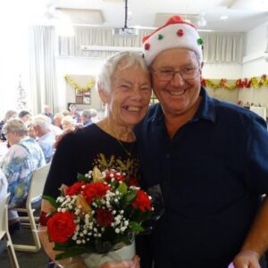 Volunteer at Christmas celebration
