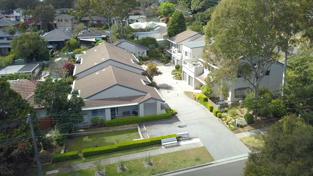 Retirement village surroundings