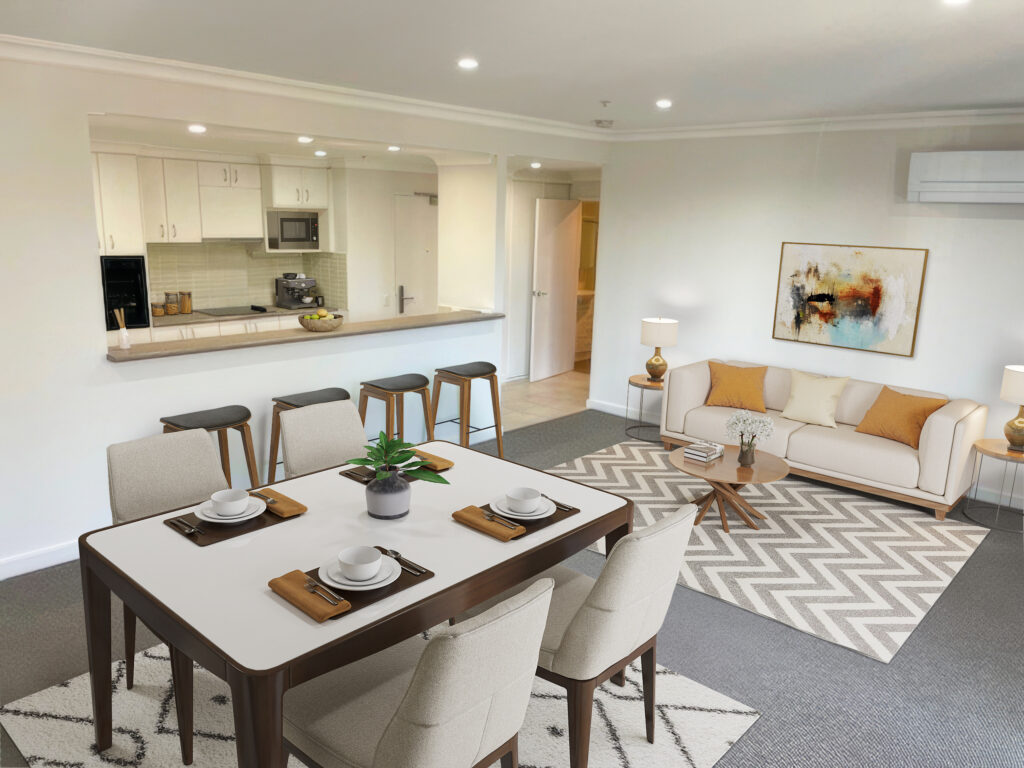 The Clyde 202 Living Dining